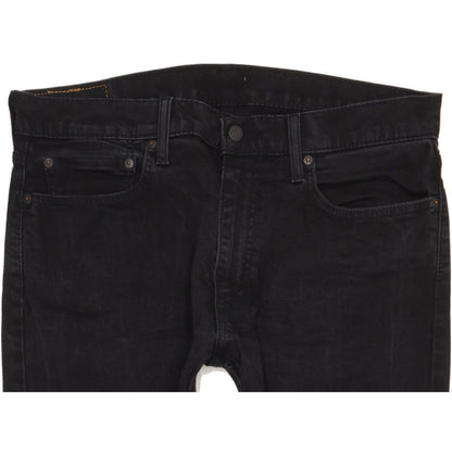 Levi's 512 Lo-Ball Men Black Tapered Slim Stretch Jeans W36 L33