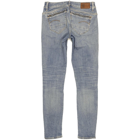 G-Star Midge Women Blue Skinny Slim Stretch Jeans W28 L29