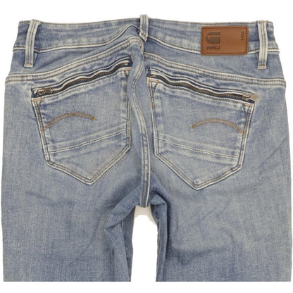 G-Star Midge Women Blue Skinny Slim Stretch Jeans W28 L29