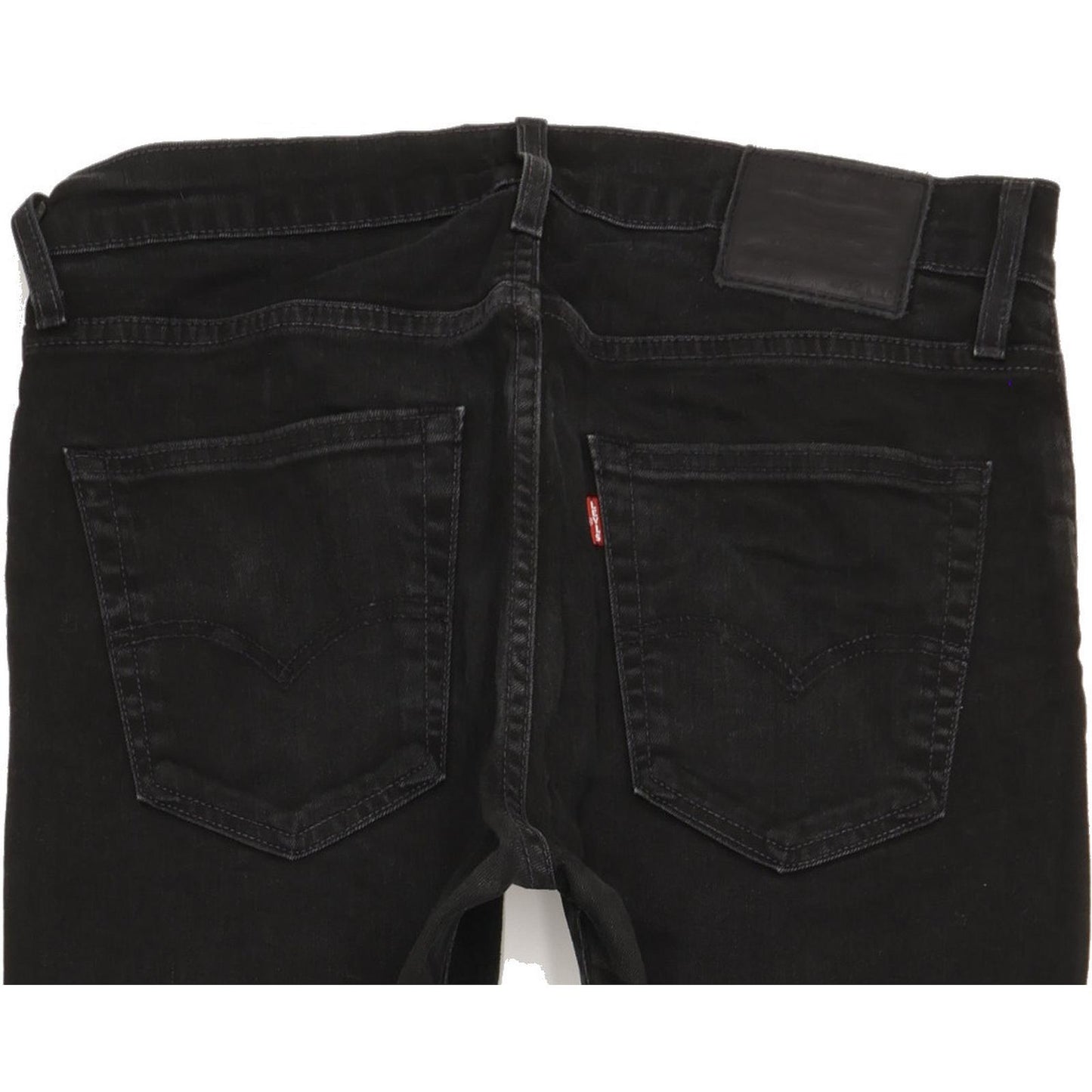 Levi's 512 Men Black Tapered Slim Stretch Jeans W32 L33