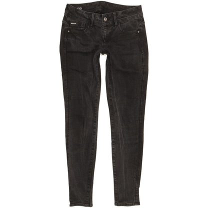 G-Star Lynn Women Black Skinny Slim Stretch Jeans W29 L31