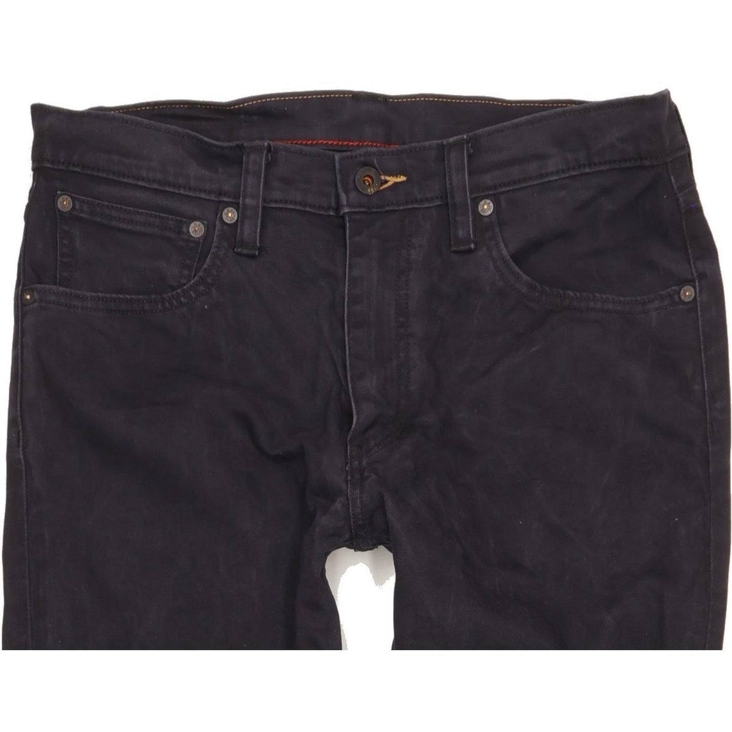 Levi's 512 Men Navy Tapered Slim Jeans W33 L31