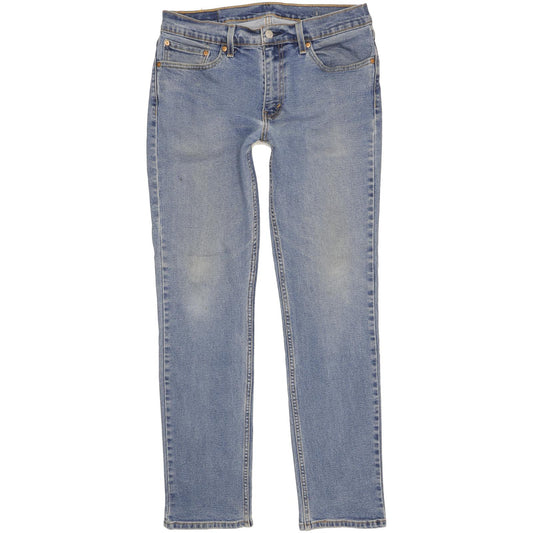 Levi's 511 Men Blue Straight Slim Stretch Jeans W32 L32