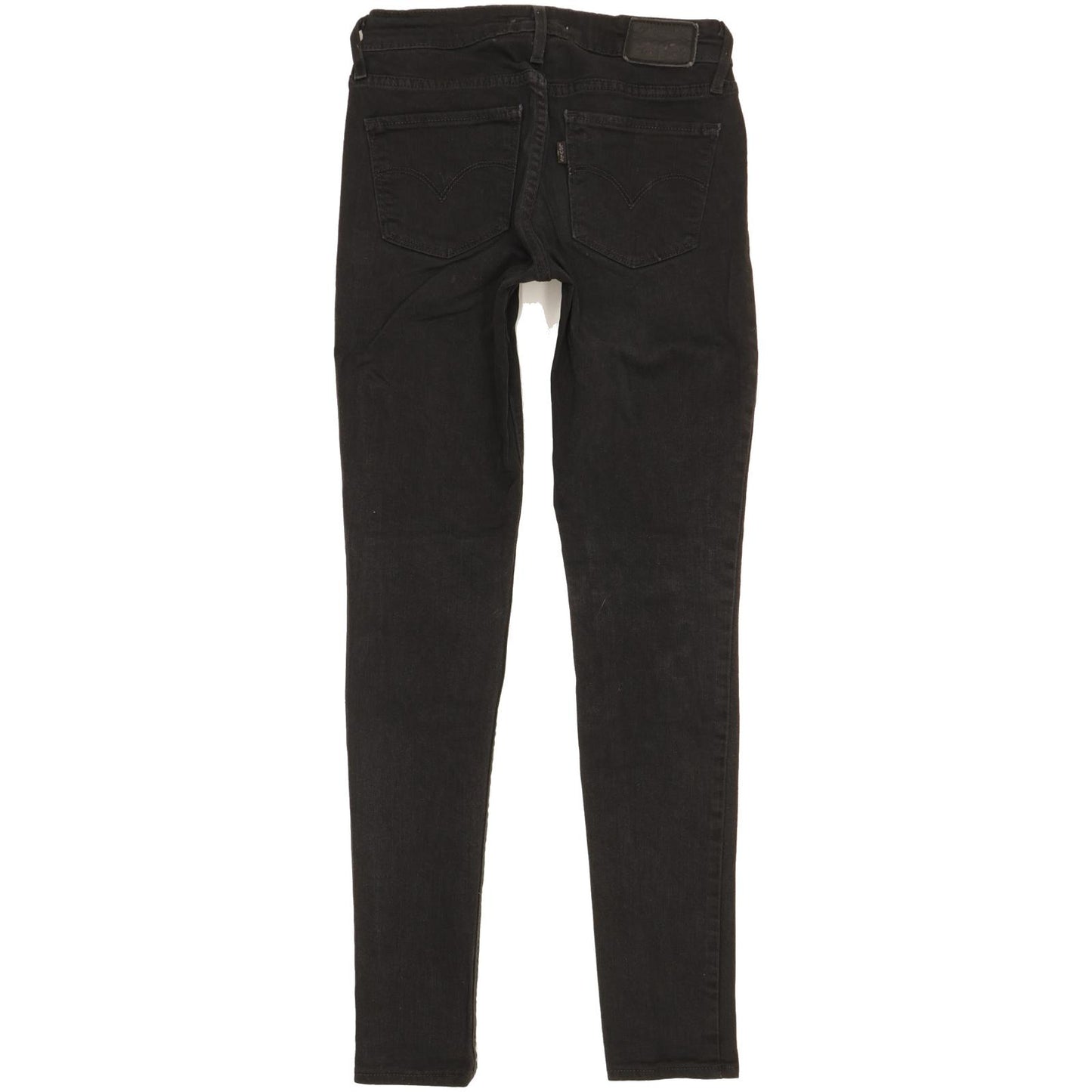 Levi's 711 Women Black Skinny Slim Stretch Jeans W25 L29