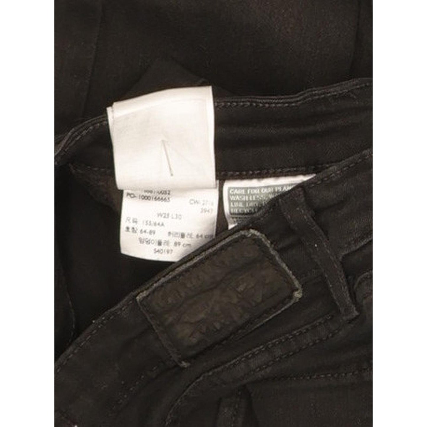 Levi's 711 Women Black Skinny Slim Stretch Jeans W25 L29