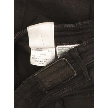 Levi's 711 Women Black Skinny Slim Stretch Jeans W25 L29