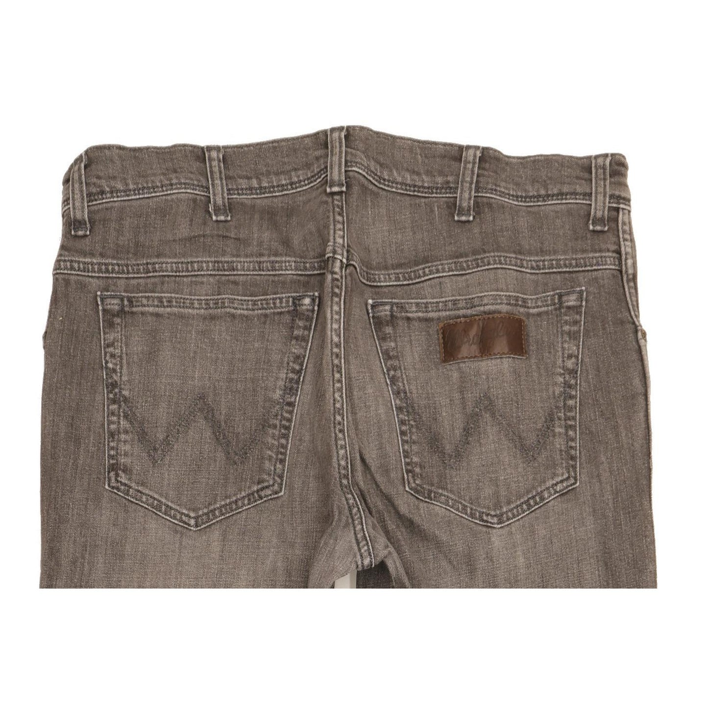 Wrangler Texas Men Grey Straight Regular Stretch Jeans W35 L32