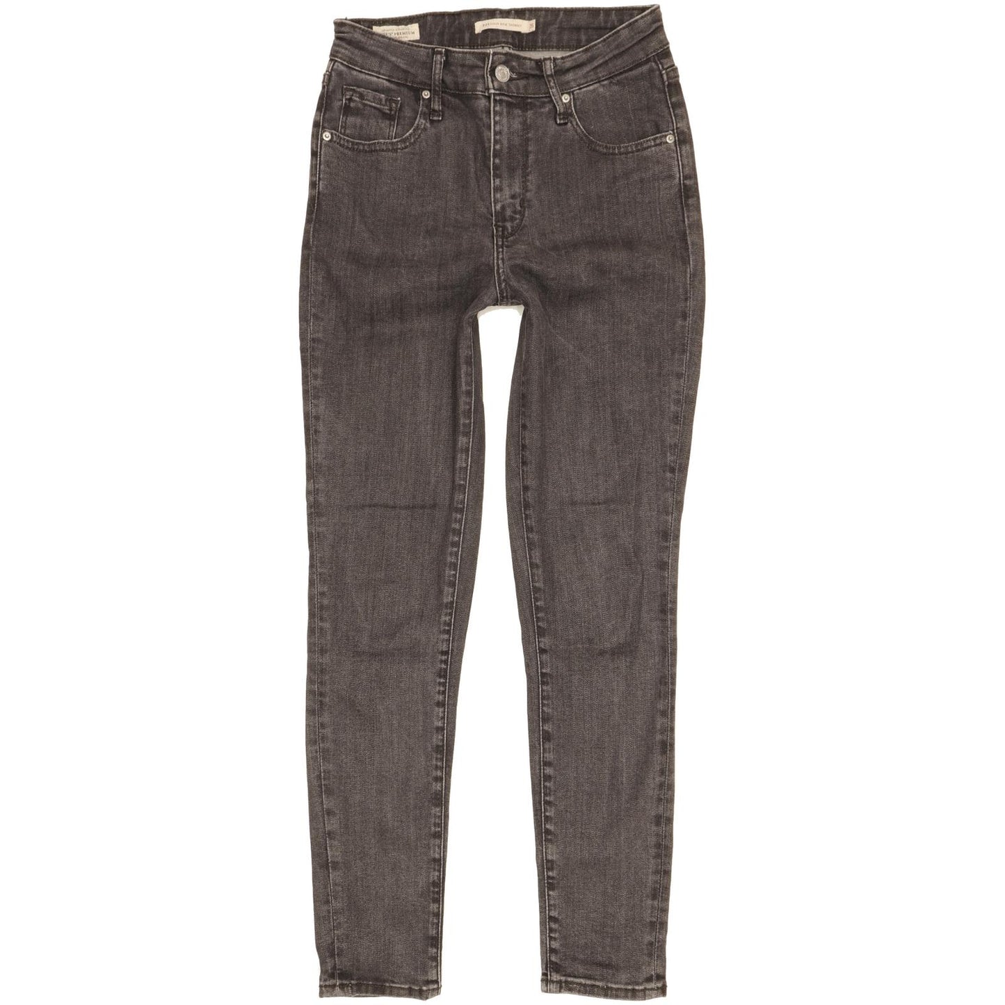Levi's 721 Women Grey Skinny Slim Stretch Jeans W26 L28