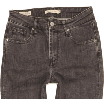 Levi's 721 Women Grey Skinny Slim Stretch Jeans W26 L28