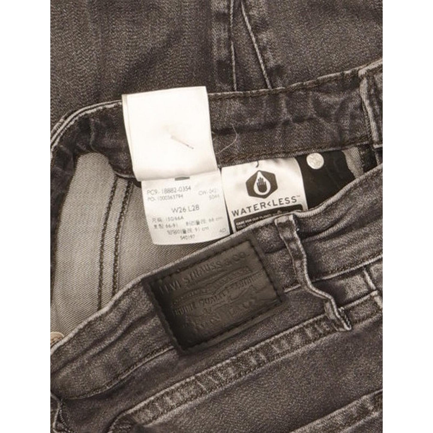Levi's 721 Women Grey Skinny Slim Stretch Jeans W26 L28