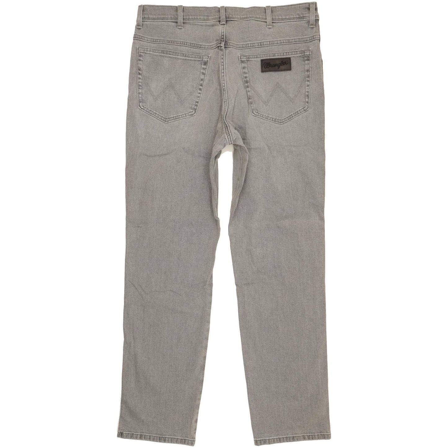 Wrangler Texas Men Grey Straight Regular Stretch Jeans W36 L32