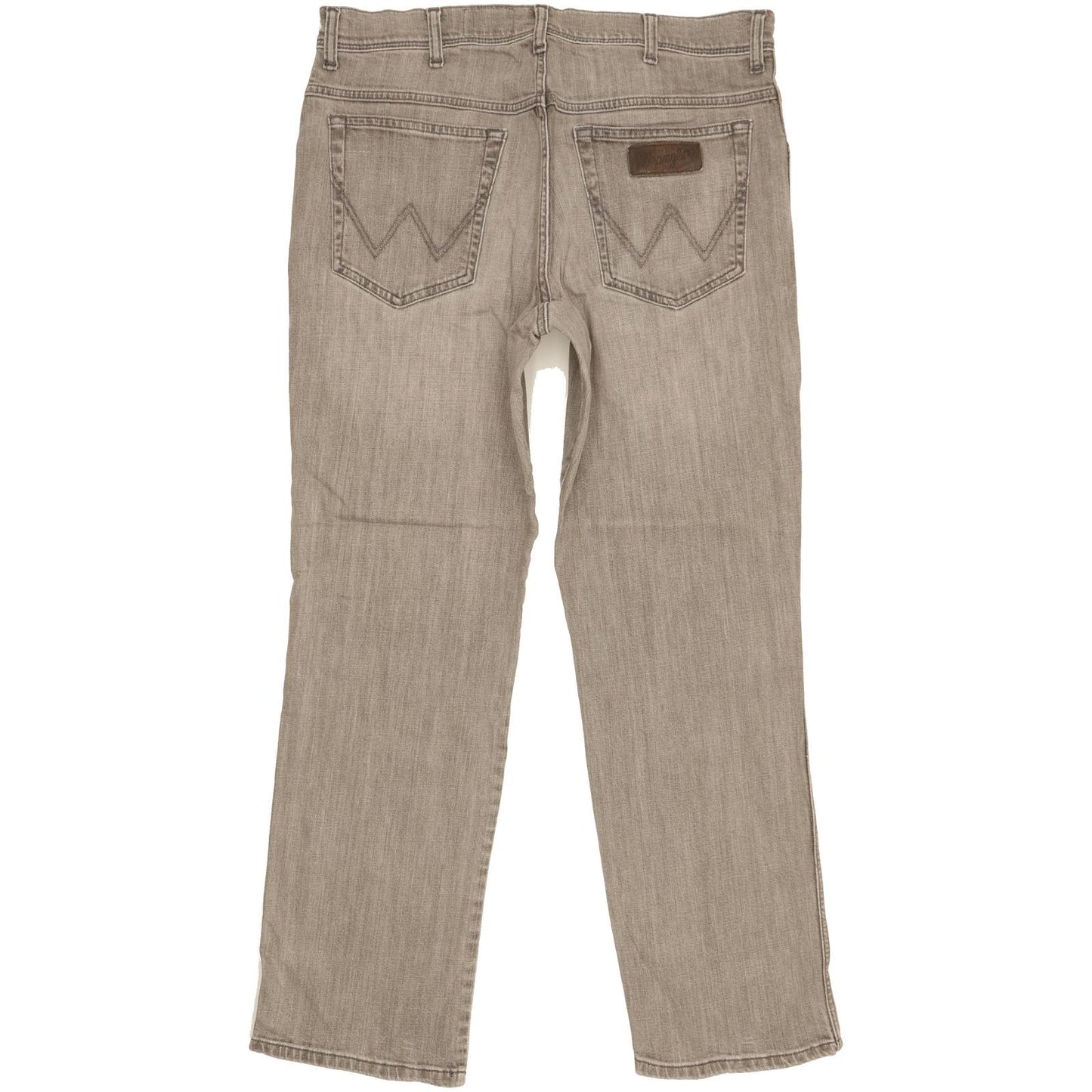 Wrangler Texas Men Grey Straight Regular Stretch Jeans W36 L30