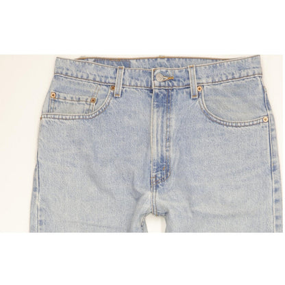 Levi's 505 Men Blue Straight Regular Jeans W34 L30