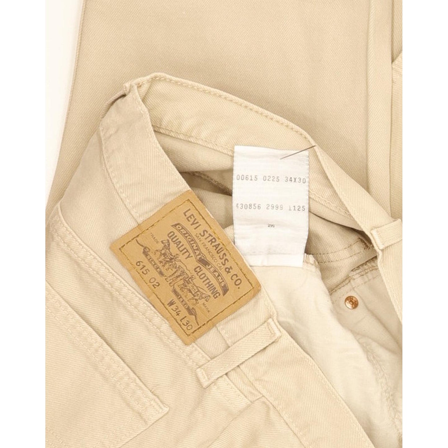Levi's 615 Men Beige Straight Regular Jeans W34 L28