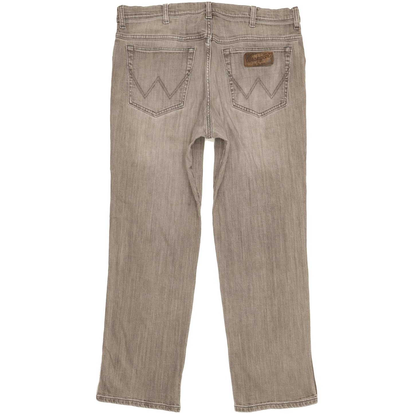 Wrangler Texas Men Grey Straight Regular Stretch Jeans W36 L29