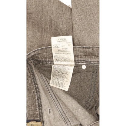 Wrangler Texas Men Grey Straight Regular Stretch Jeans W36 L29