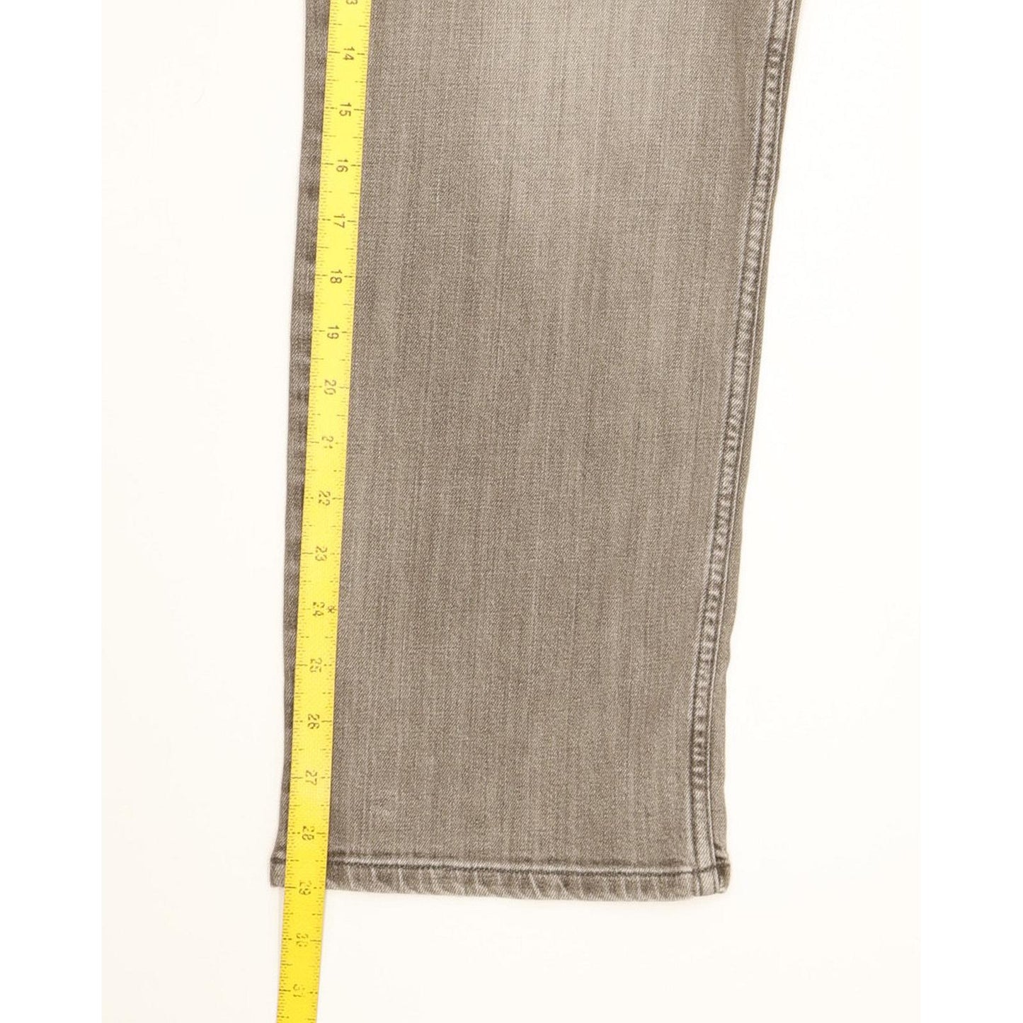 Wrangler Texas Men Grey Straight Regular Stretch Jeans W36 L29