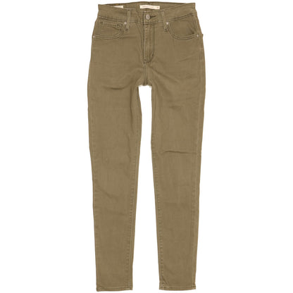 Levi's 721 Women Green Skinny Slim Stretch Jeans W26 L27