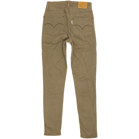 Levi's 721 Women Green Skinny Slim Stretch Jeans W26 L27