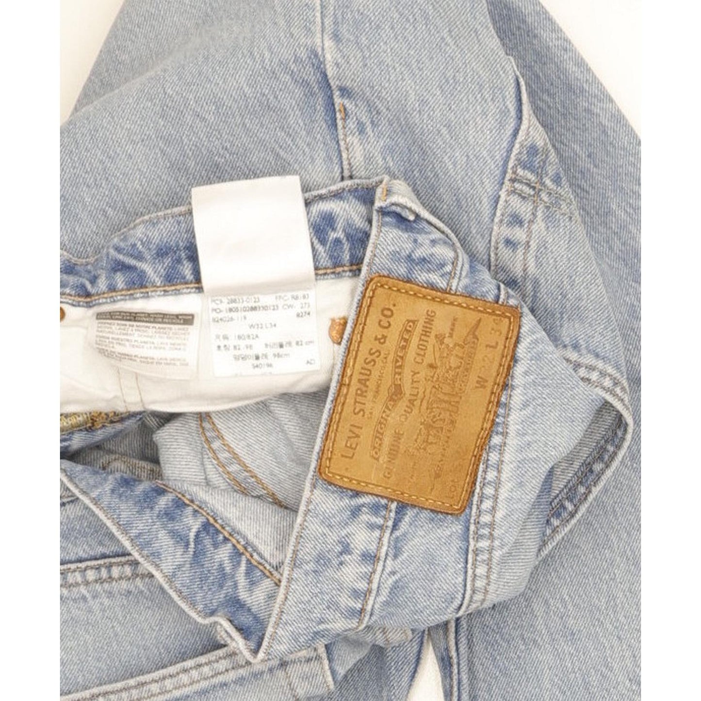 Levi's 512 Men Blue Tapered Slim Stretch Jeans W32 L32