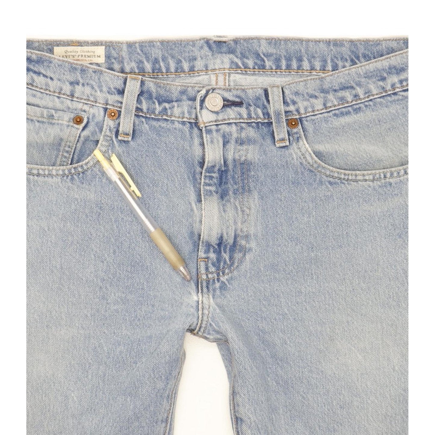 Levi's 512 Men Blue Tapered Slim Stretch Jeans W32 L32