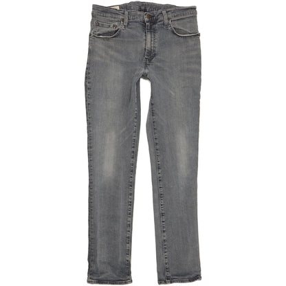 Levi's 511 Men Grey Straight Slim Stretch Jeans W33 L32