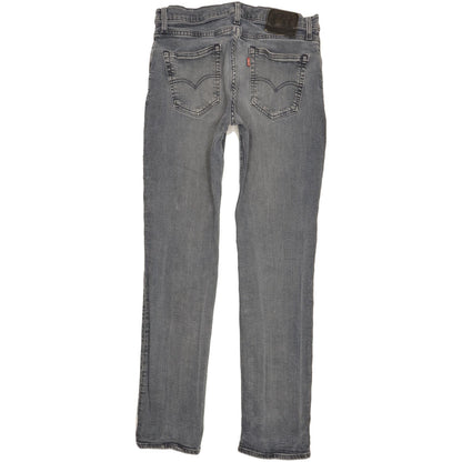 Levi's 511 Men Grey Straight Slim Stretch Jeans W33 L32