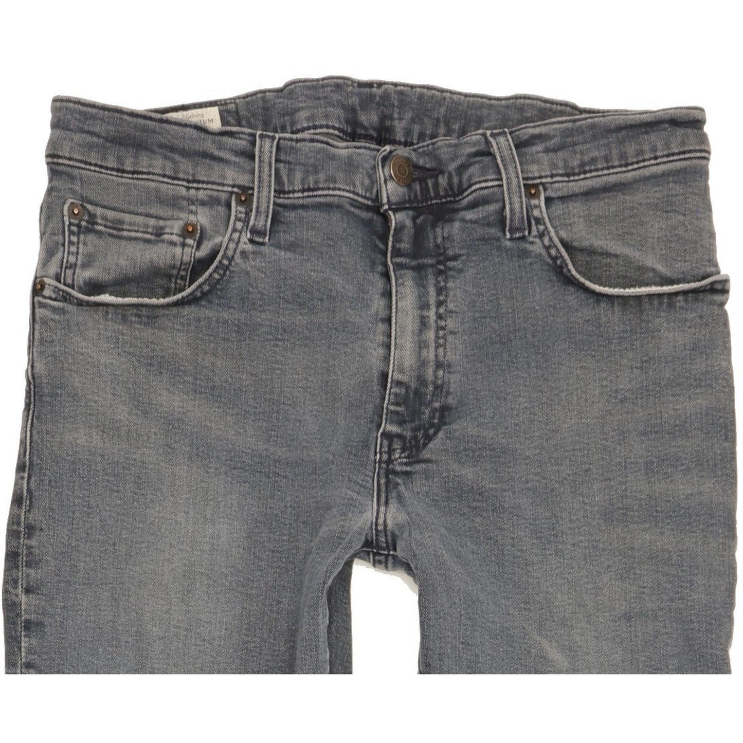 Levi's 511 Men Grey Straight Slim Stretch Jeans W33 L32