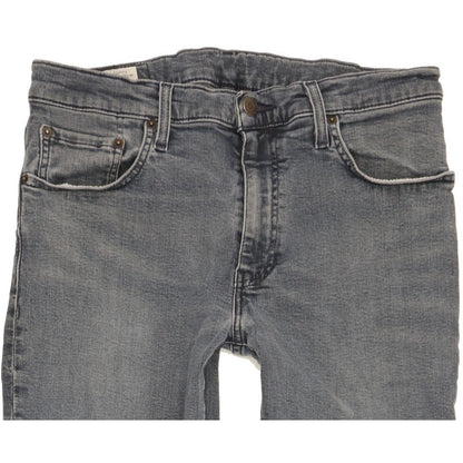 Levi's 511 Men Grey Straight Slim Stretch Jeans W33 L32