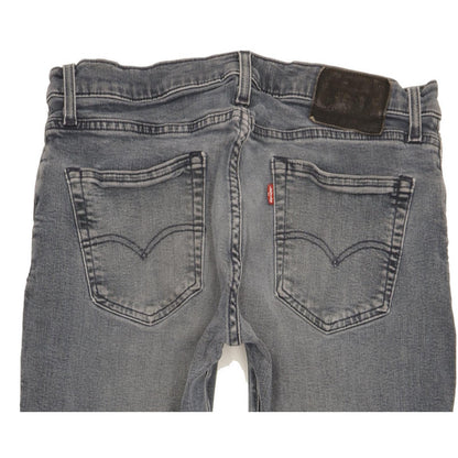 Levi's 511 Men Grey Straight Slim Stretch Jeans W33 L32