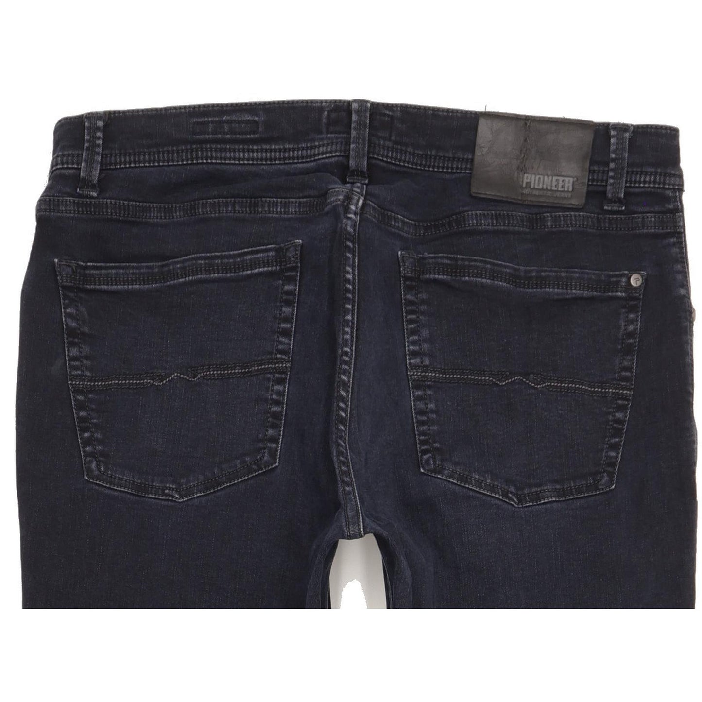 Pioneer Rando Men Navy Straight Regular Stretch Jeans W36 L30