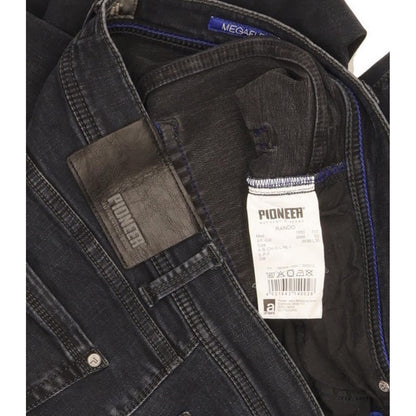 Pioneer Rando Men Navy Straight Regular Stretch Jeans W36 L30
