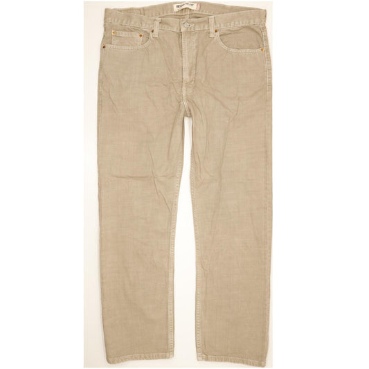 Levi's 505 Men Beige Straight Regular Jeans W38 L31