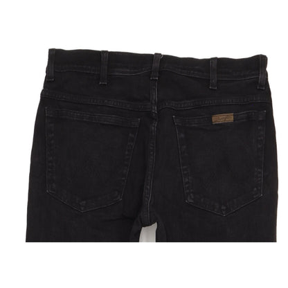Wrangler Men Black Straight Regular Stretch Jeans W32 L32