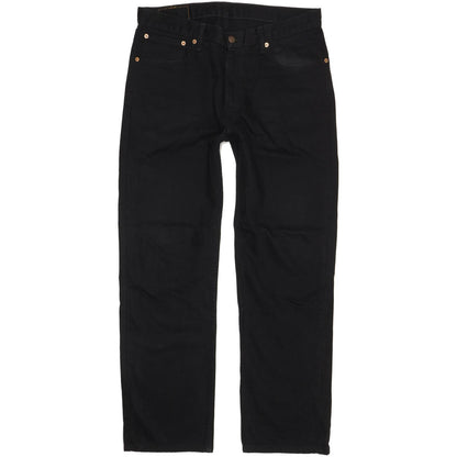 Levi's 751 Men Black Straight Regular Jeans W34 L30