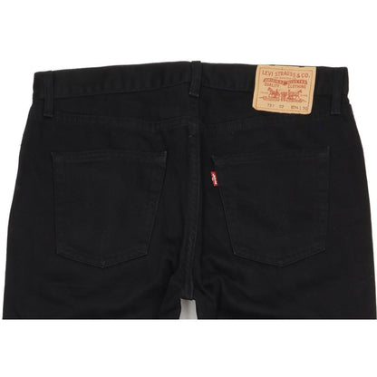 Levi's 751 Men Black Straight Regular Jeans W34 L30