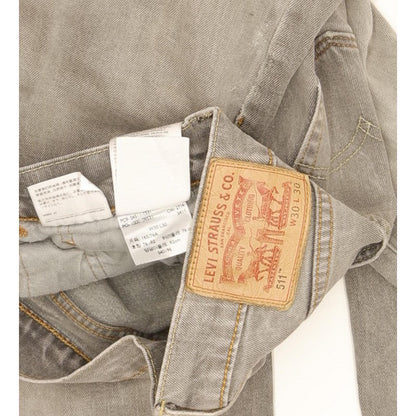 Levi's 511 Men Grey Straight Slim Stretch Jeans W30 L30