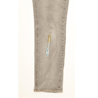 Levi's 511 Men Grey Straight Slim Stretch Jeans W30 L30