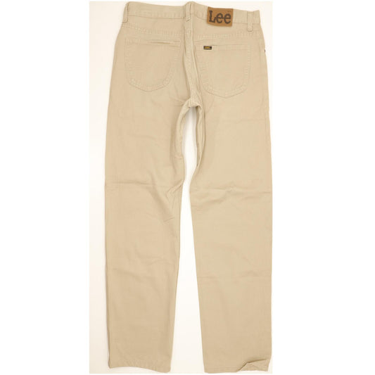 Lee Brooklyn Men Beige Straight Regular Jeans W33 L33