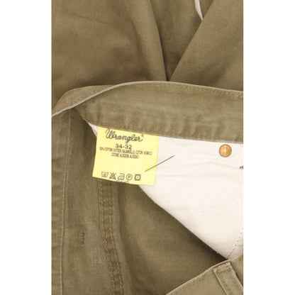 Wrangler Idaho Men Green Straight Regular Jeans W34 L32