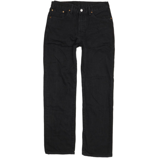 Levi's 751 Men Black Straight Regular Jeans W33 L32