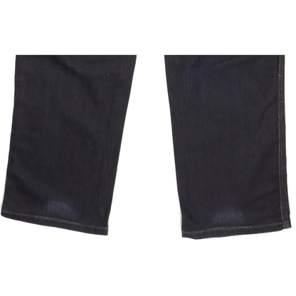 Wrangler Men Navy Straight Regular Stretch Jeans W34 L34