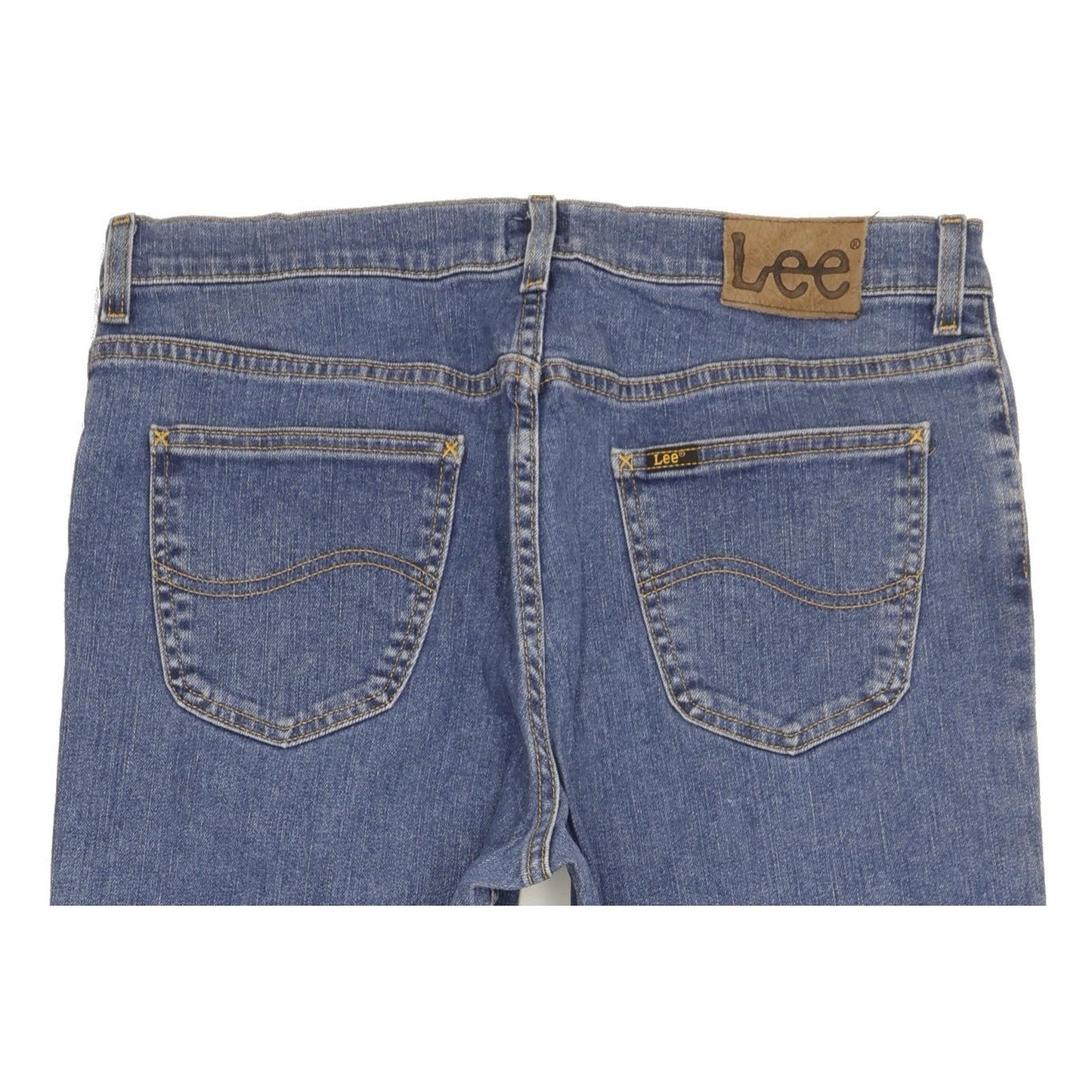 Lee Brooklyn Men Blue Straight Regular Stretch Jeans W36 L34
