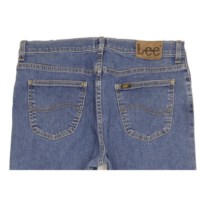 Lee Brooklyn Men Blue Straight Regular Stretch Jeans W36 L34