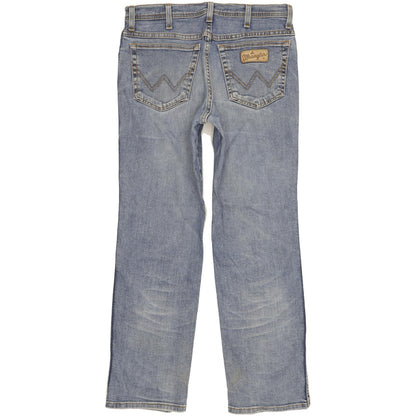 Wrangler Texas Men Blue Straight Regular Stretch Jeans W34 L30