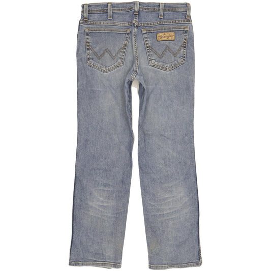 Wrangler Texas Men Blue Straight Regular Stretch Jeans W34 L30