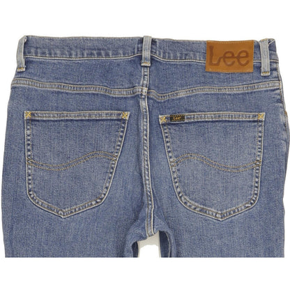 Lee Brooklyn Men Blue Straight Regular Stretch Jeans W33 L31