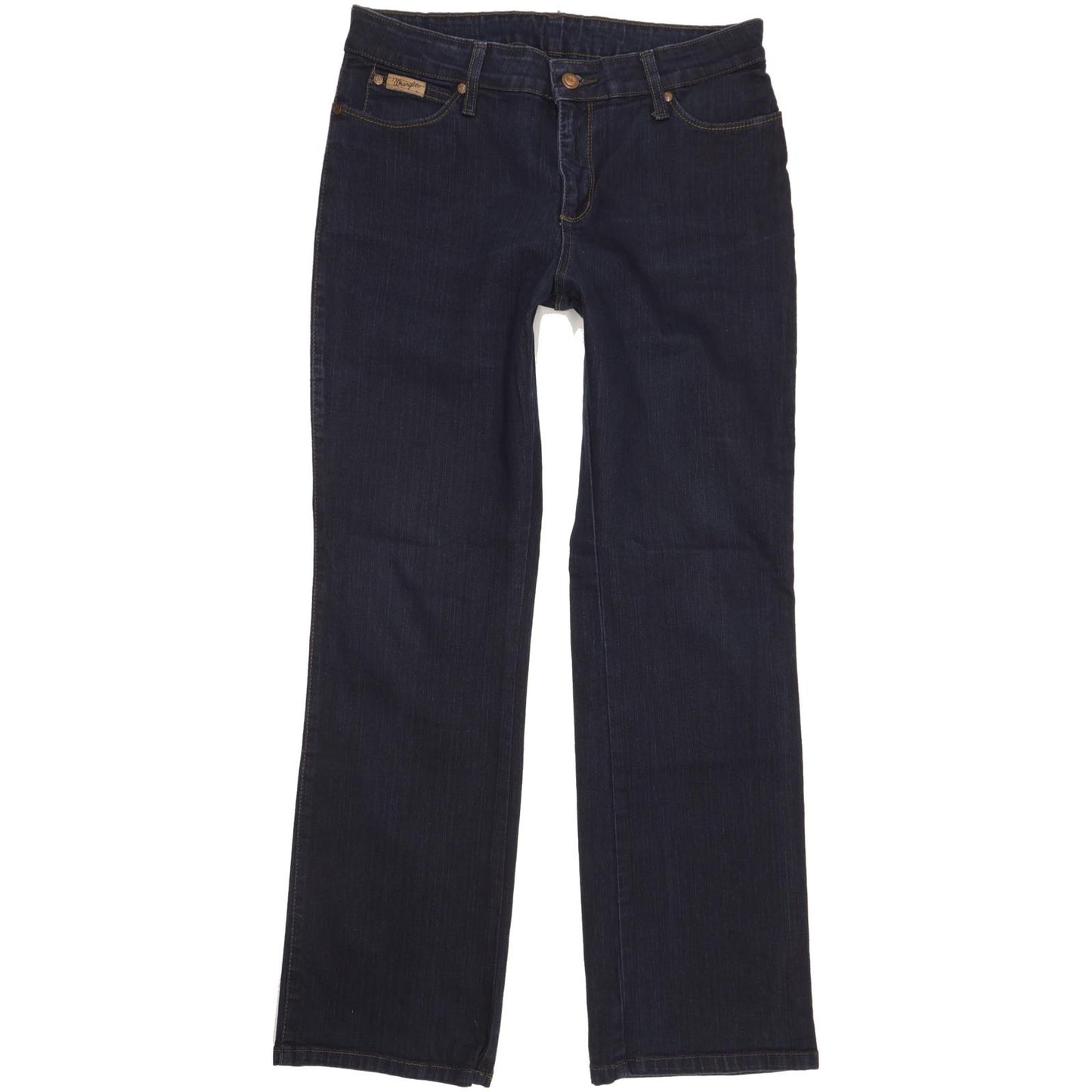 Wrangler Men Navy Bootcut Regular Stretch Jeans W31 L30