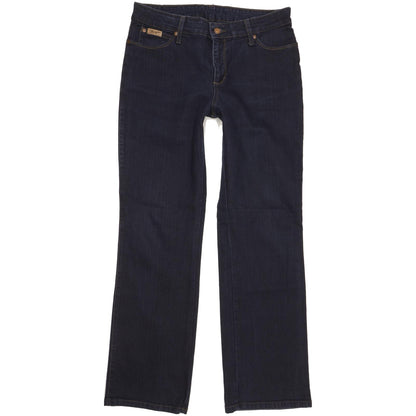 Wrangler Men Navy Bootcut Regular Stretch Jeans W31 L30