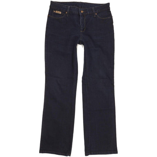 Wrangler Men Navy Bootcut Regular Stretch Jeans W31 L30